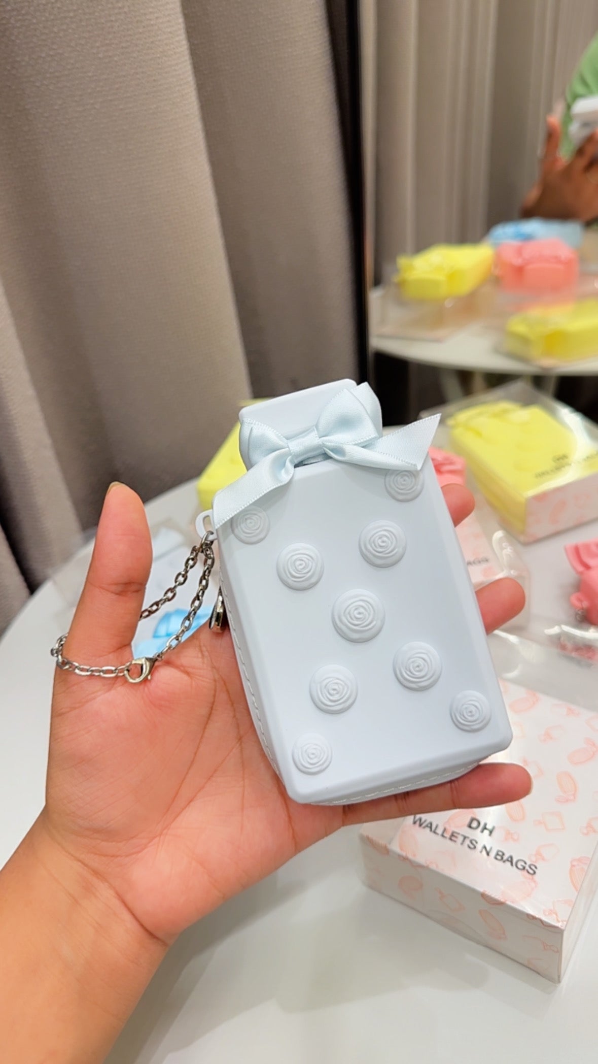 Perfume bottle coin pouches