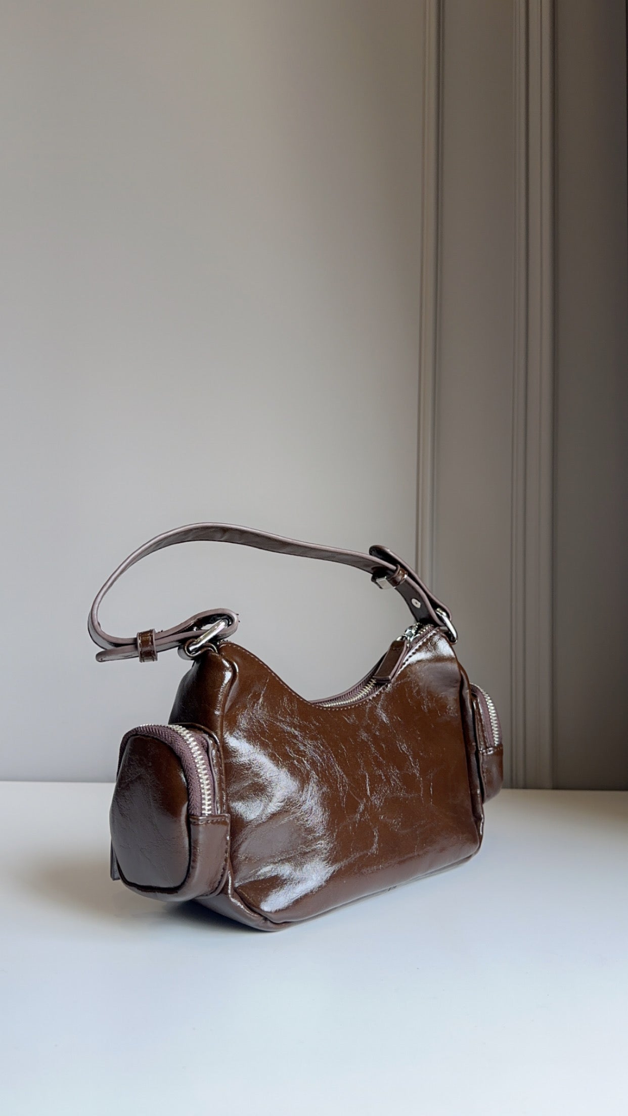 Two pocket shoulder bags