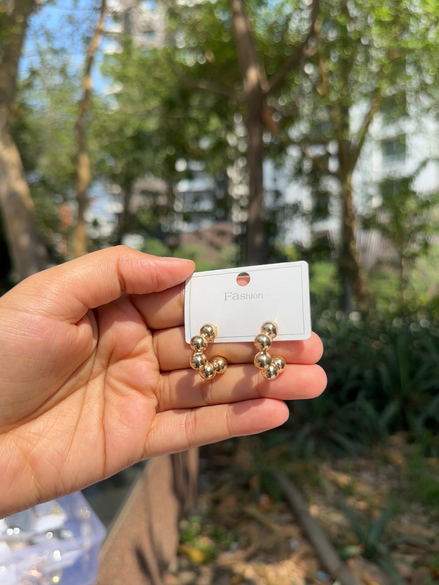 Statement earrings
