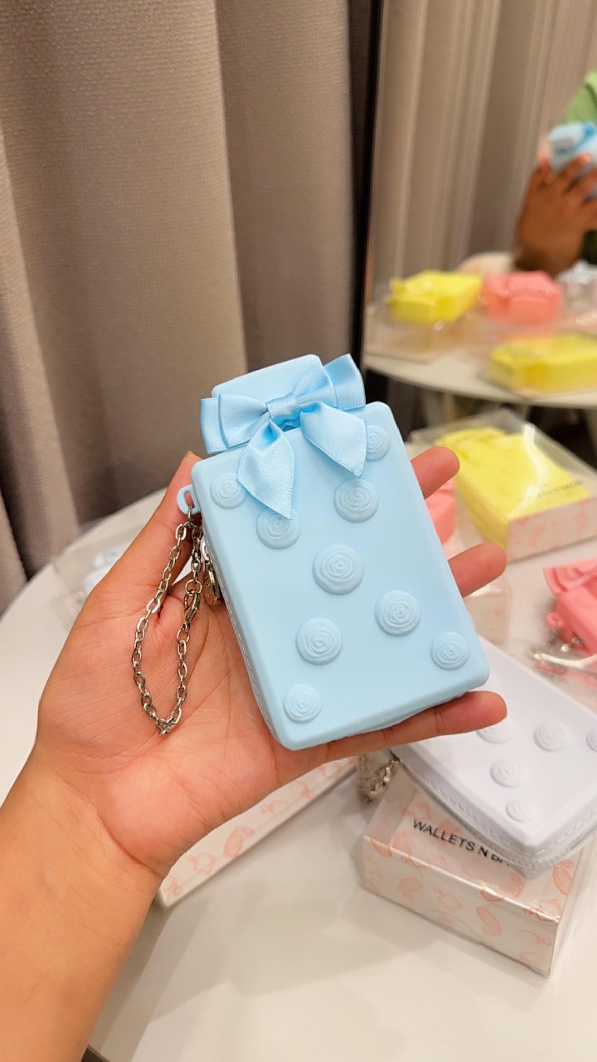Perfume bottle coin pouches