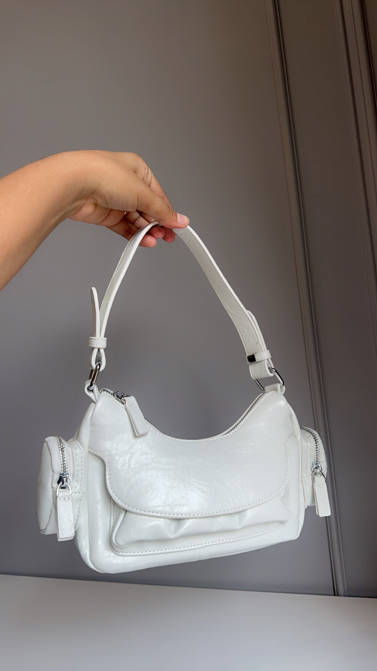 Two pocket shoulder bags