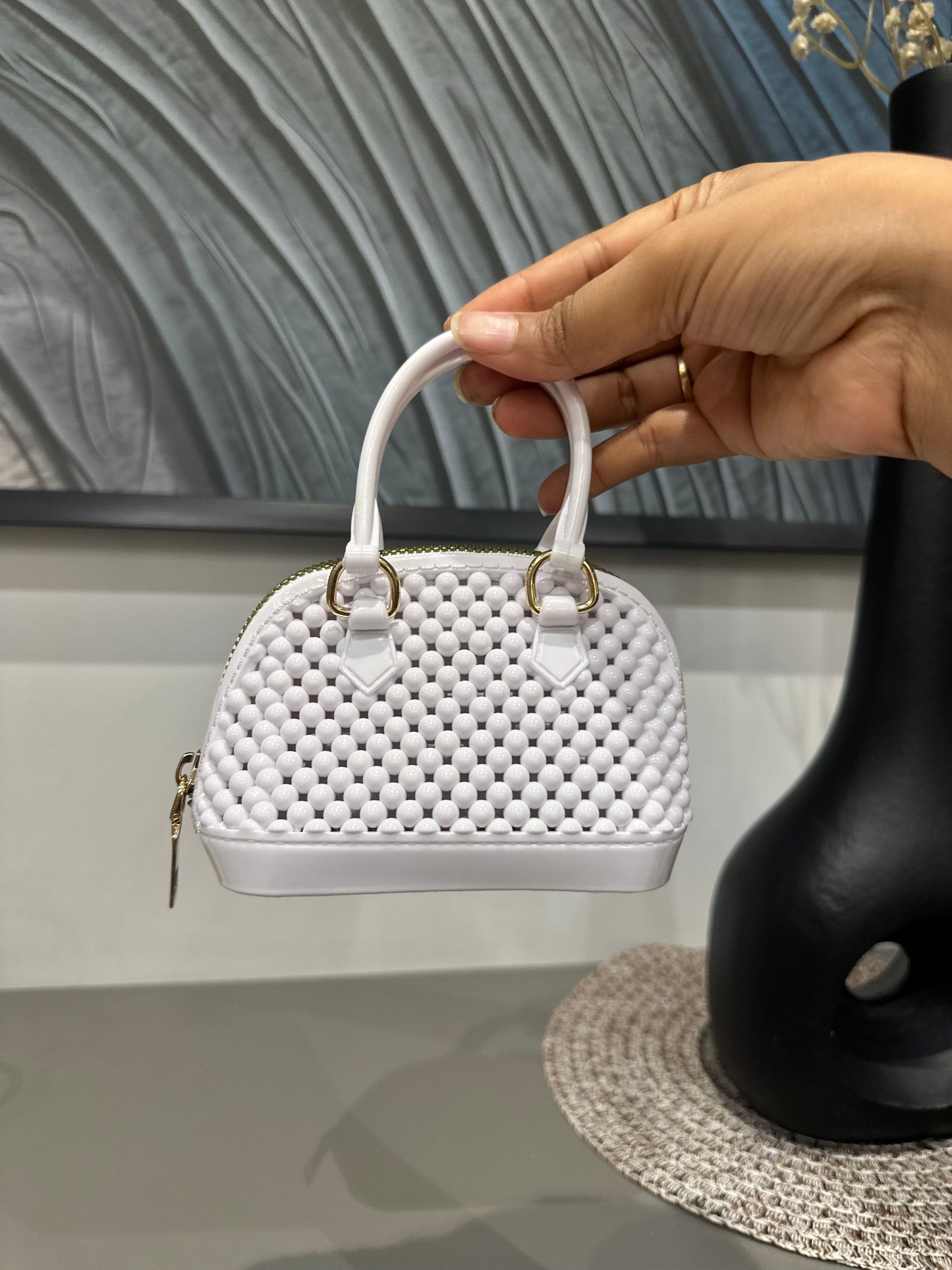 Beaded mini bag