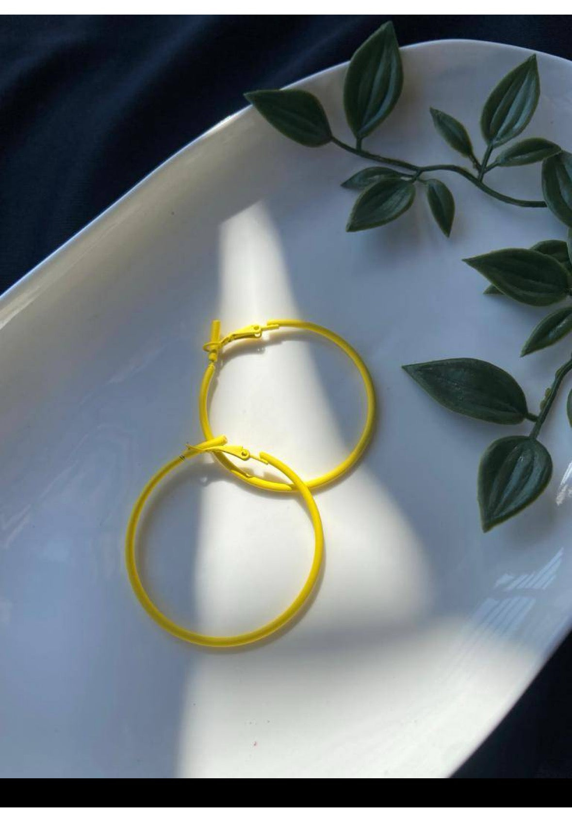 Hoop earrings