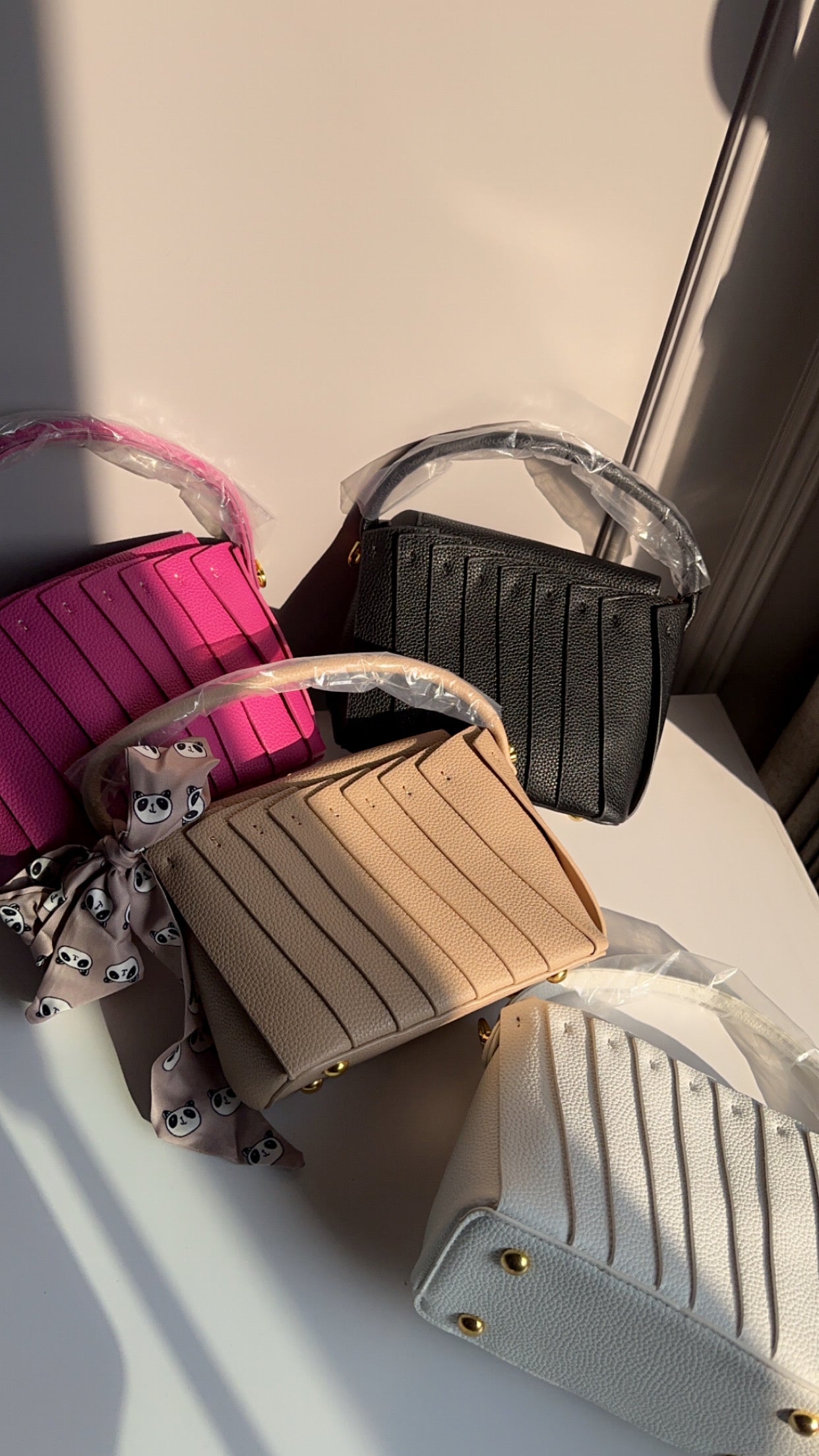 The pleated collection