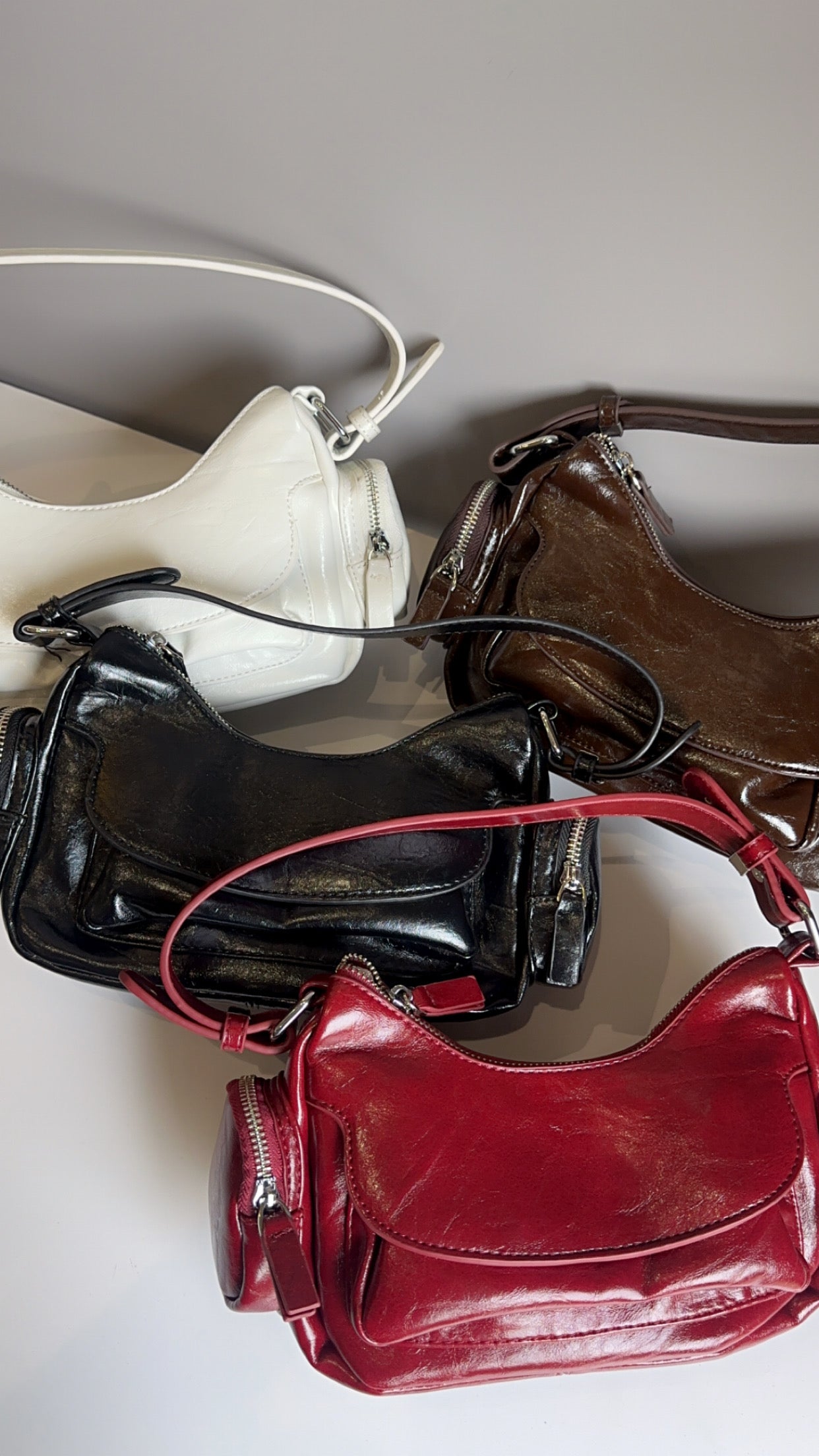 Two pocket shoulder bags