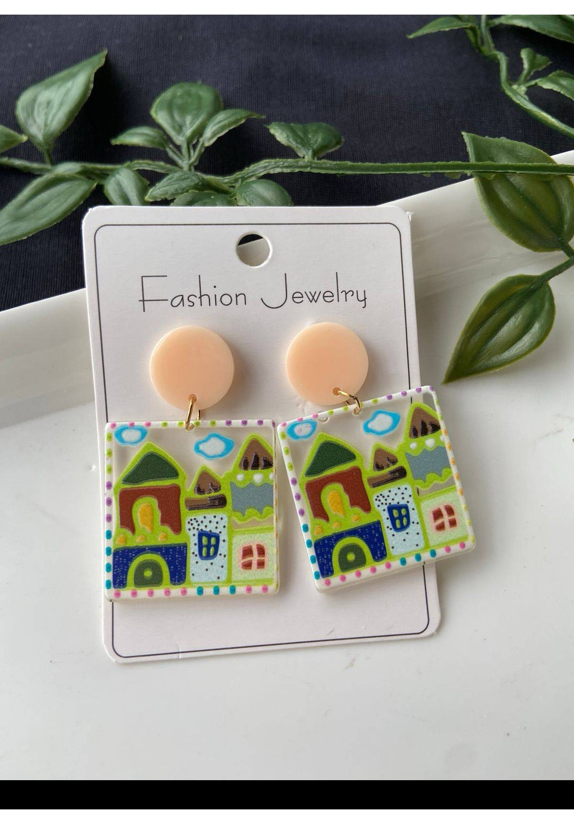 Funky earrings
