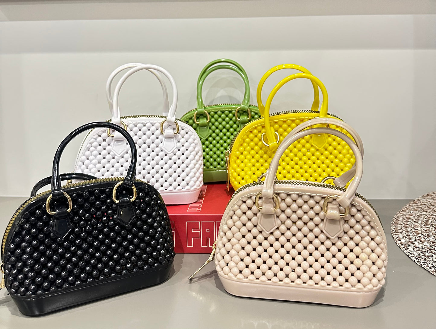 Beaded mini bag