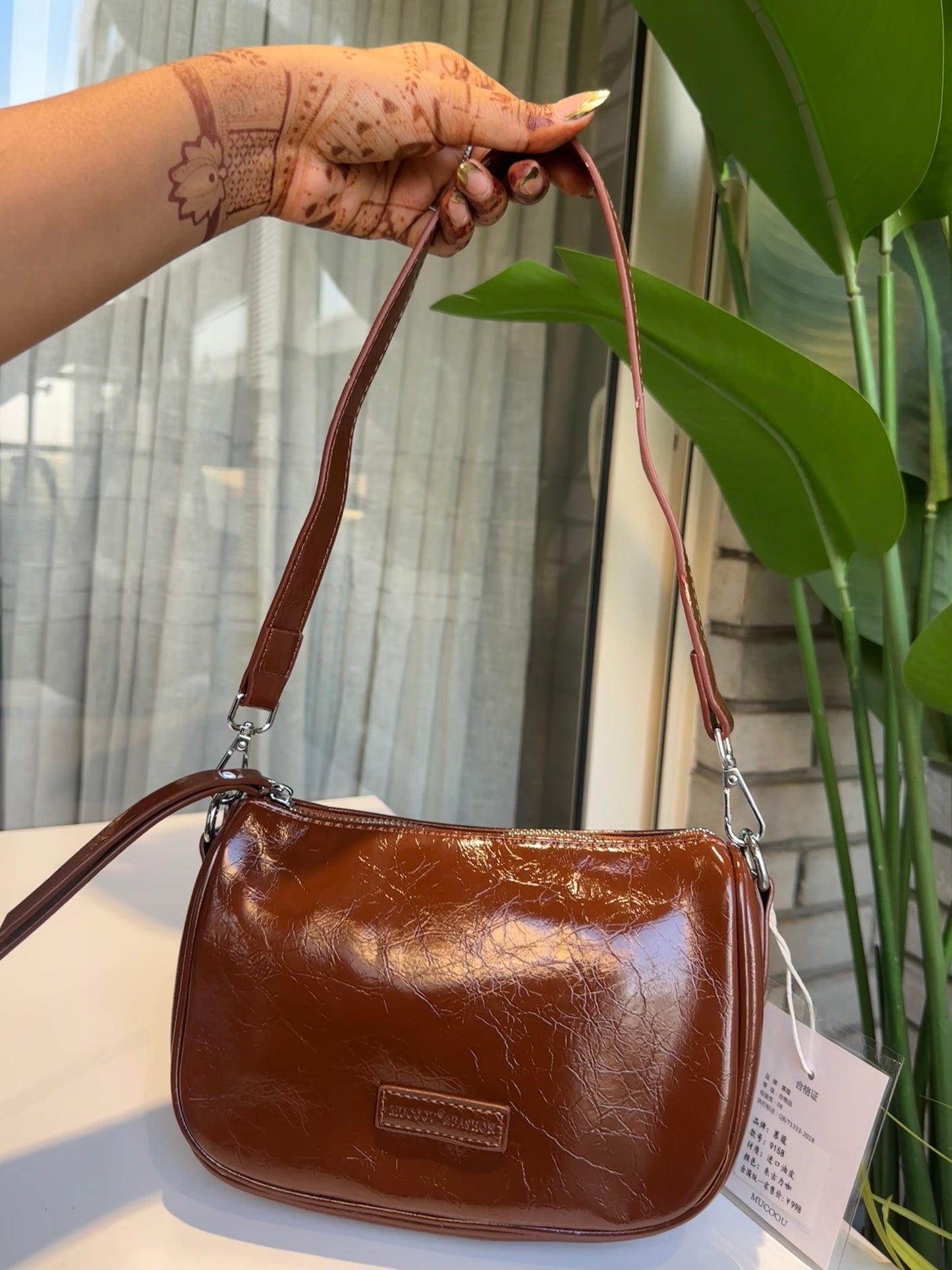 Fall season shoulder bag