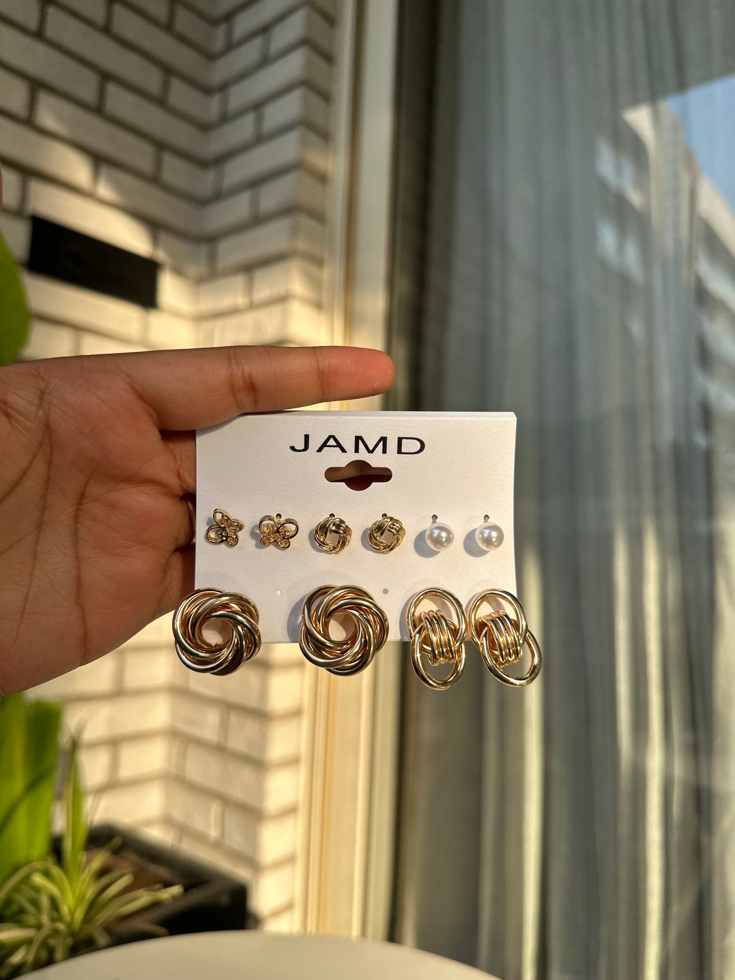 Combo set of 6 earrings