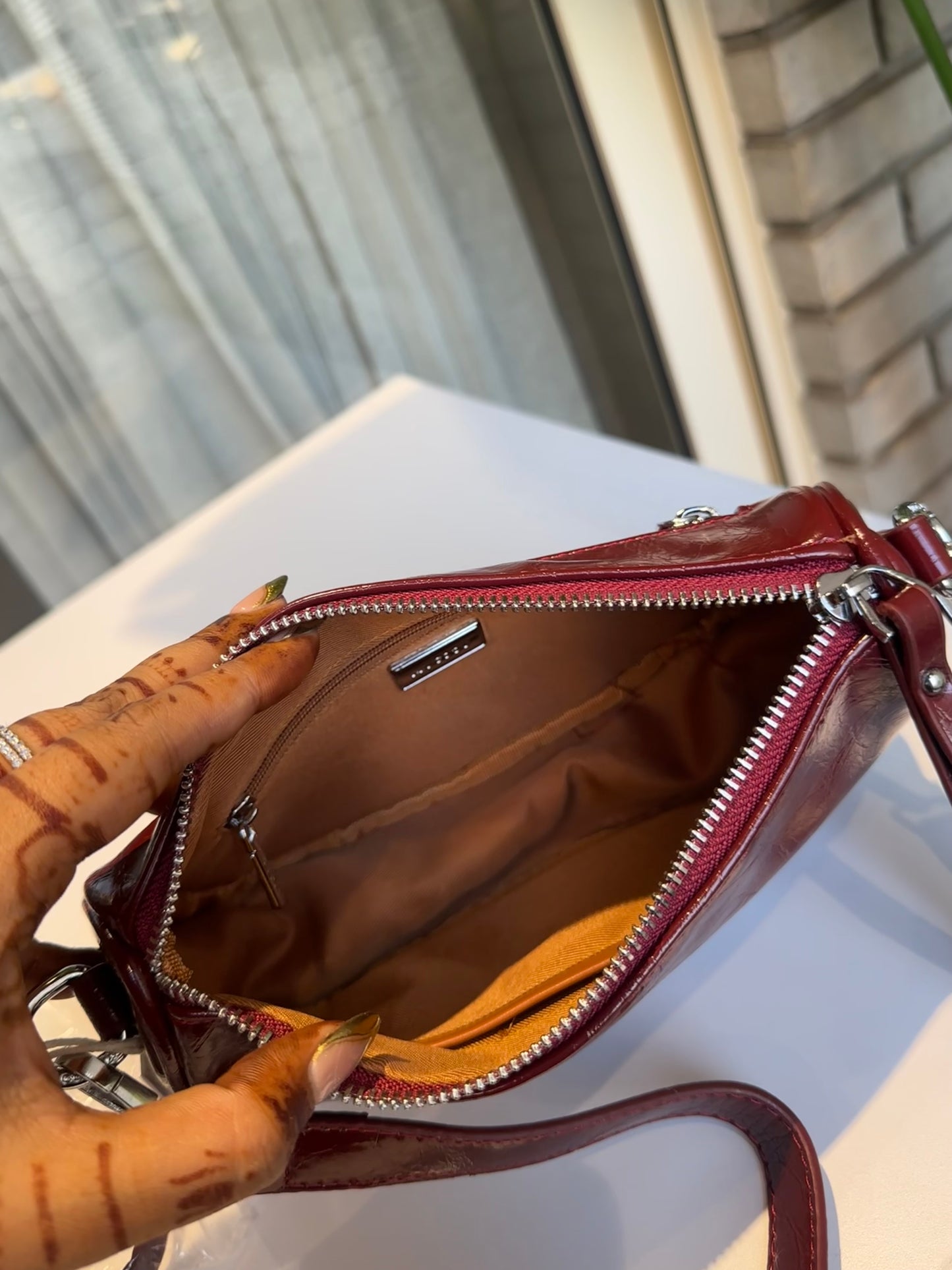 Fall season shoulder bag
