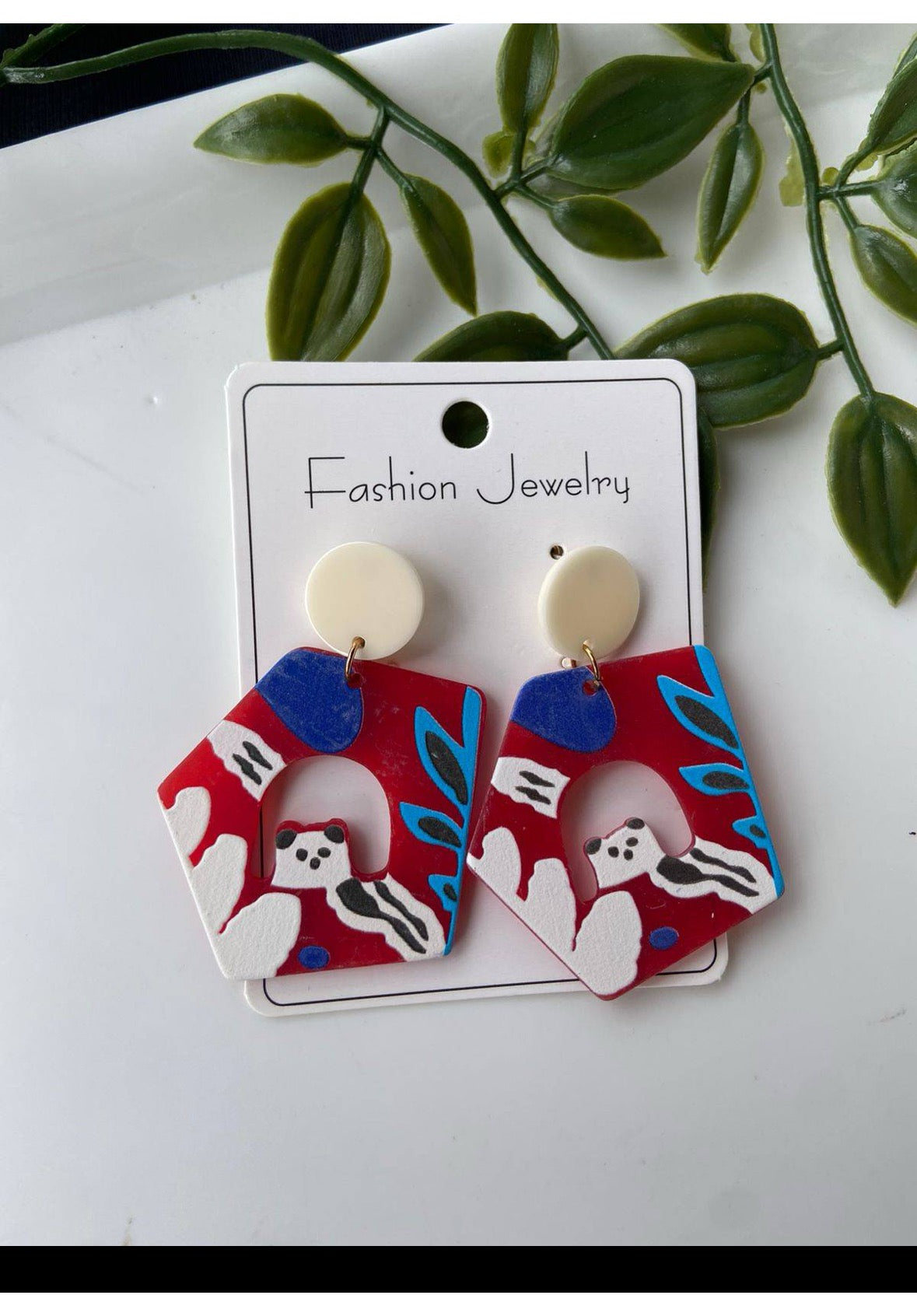 Funky earrings