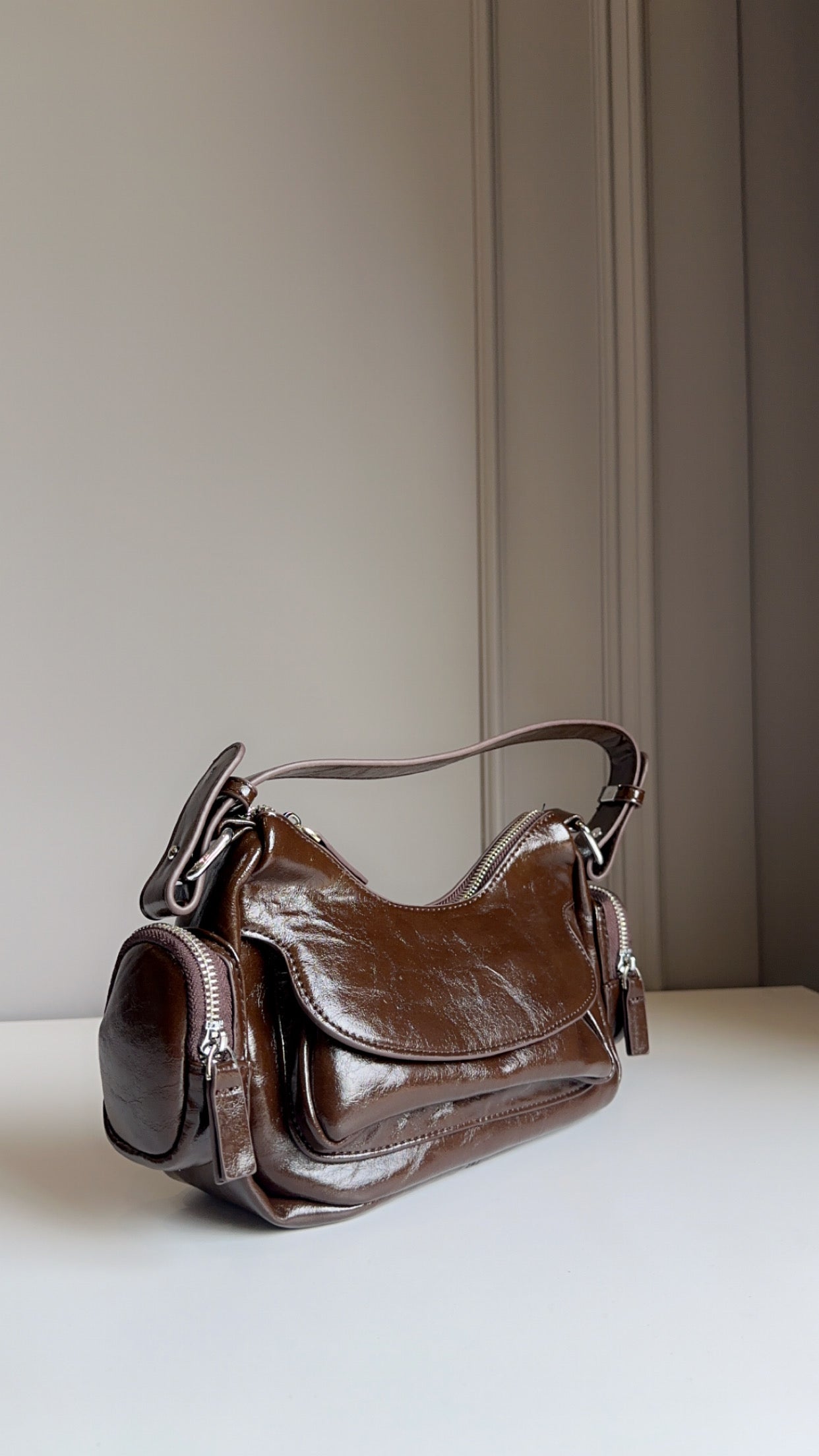 Two pocket shoulder bags