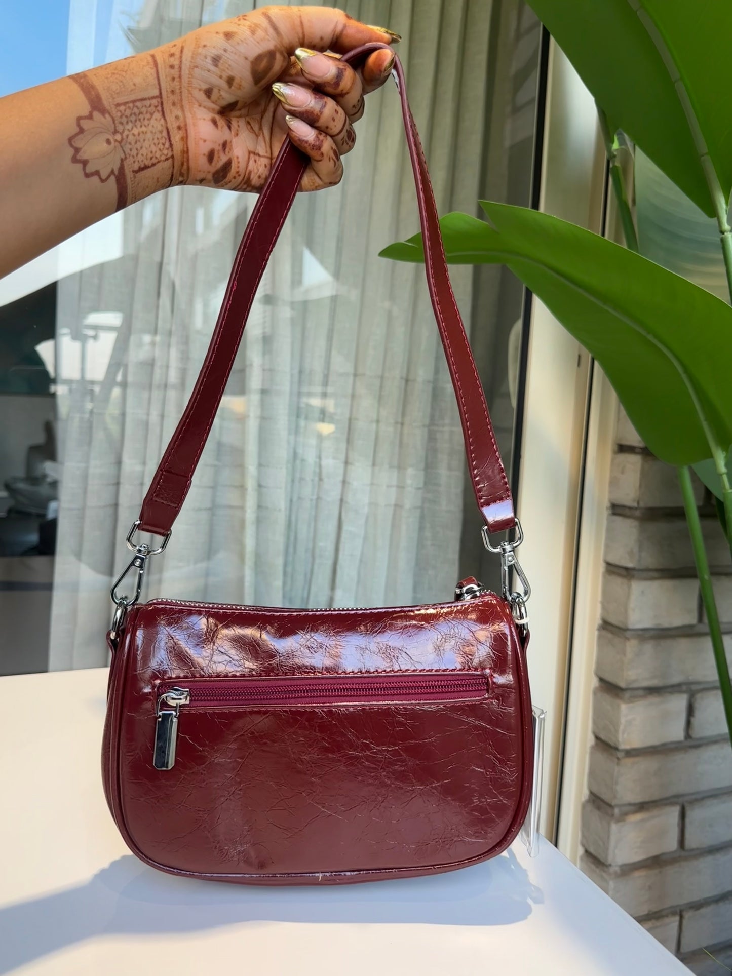 Fall season shoulder bag