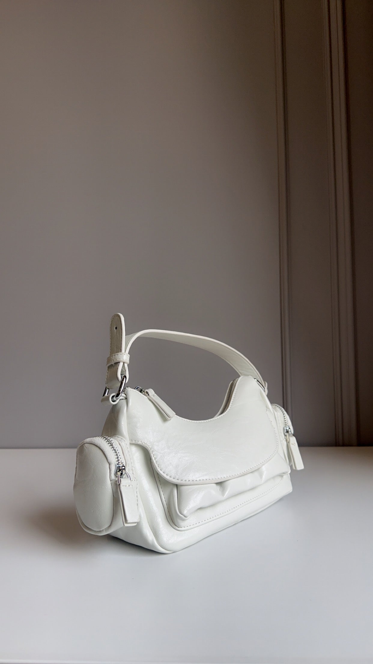 Two pocket shoulder bags