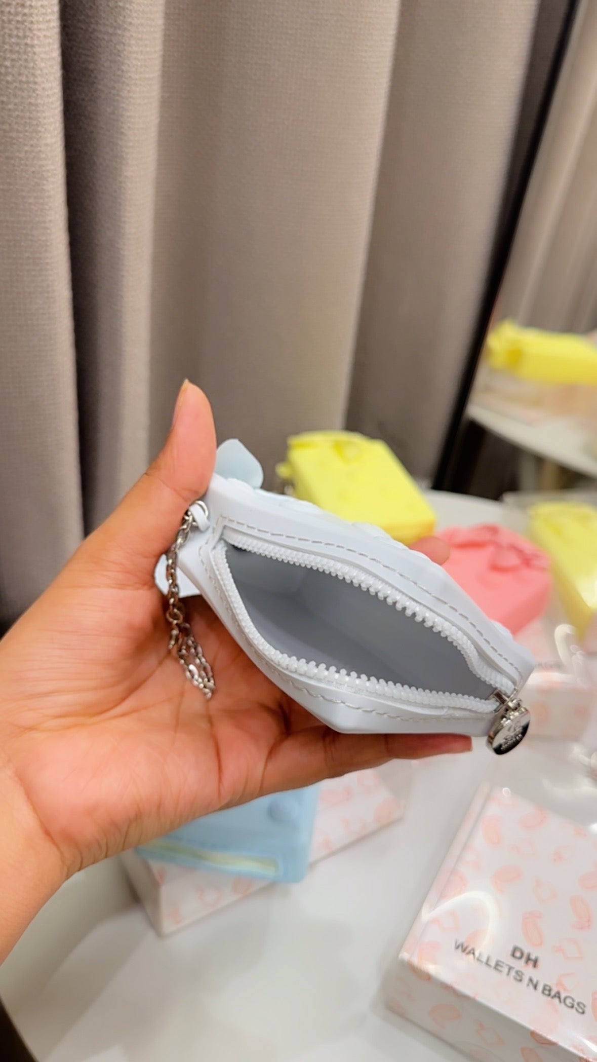 Perfume bottle coin pouches