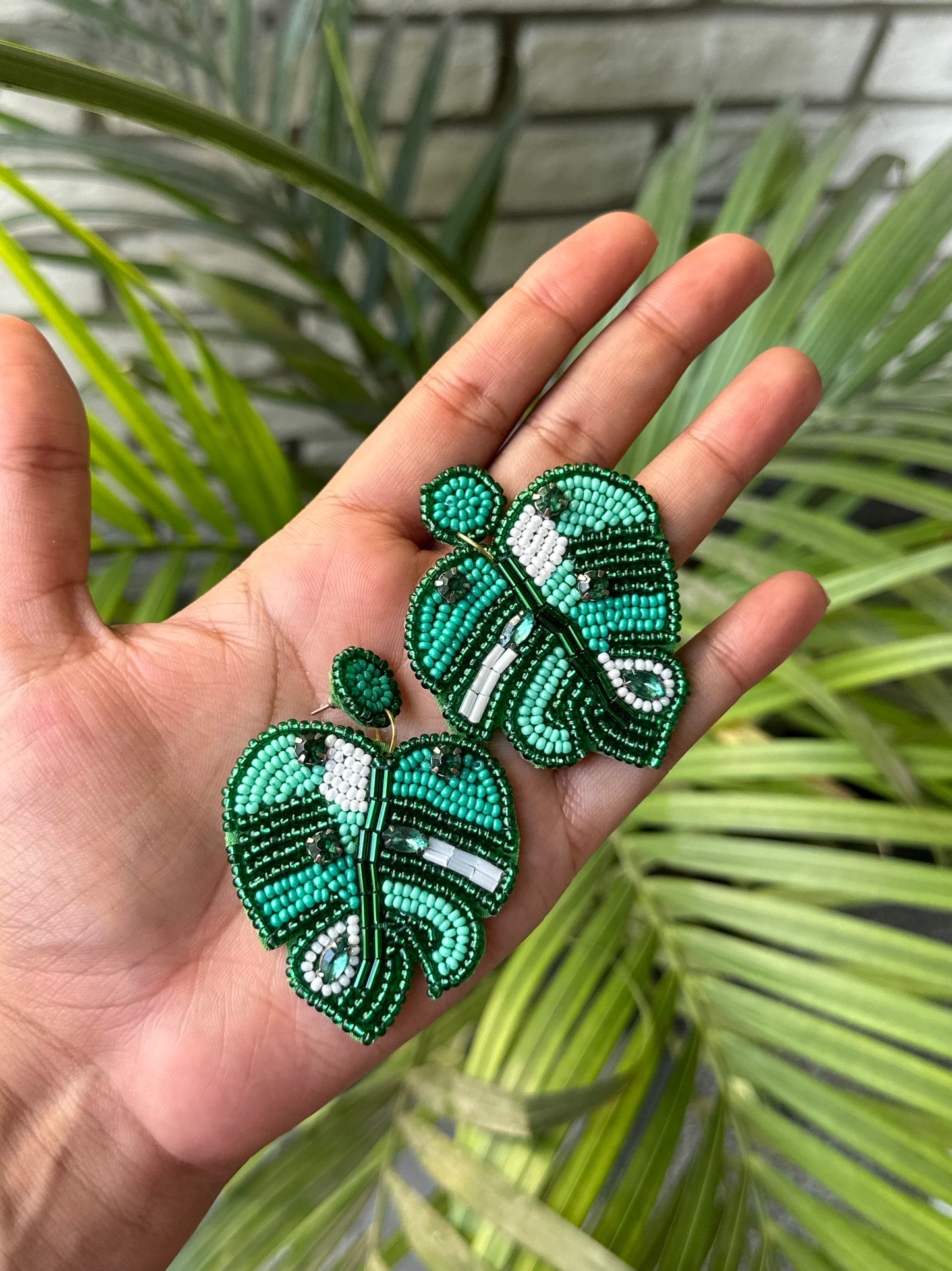 Hand Beaded earrings