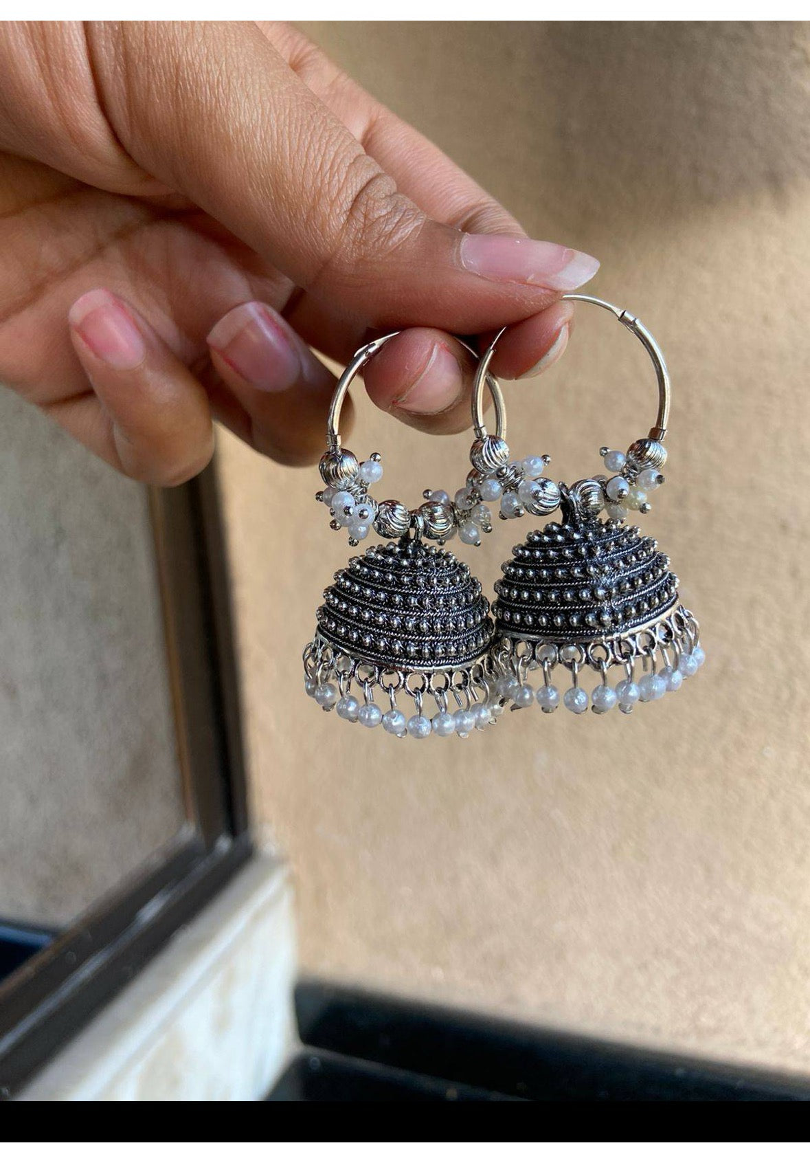 Jhumkaa earrings