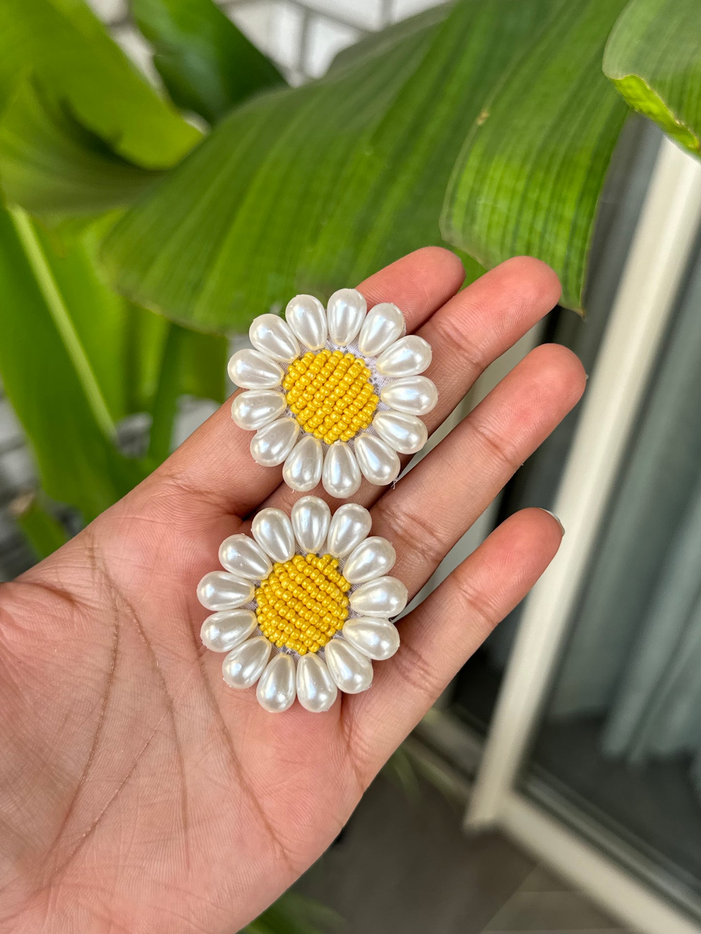 Hand Beaded earrings