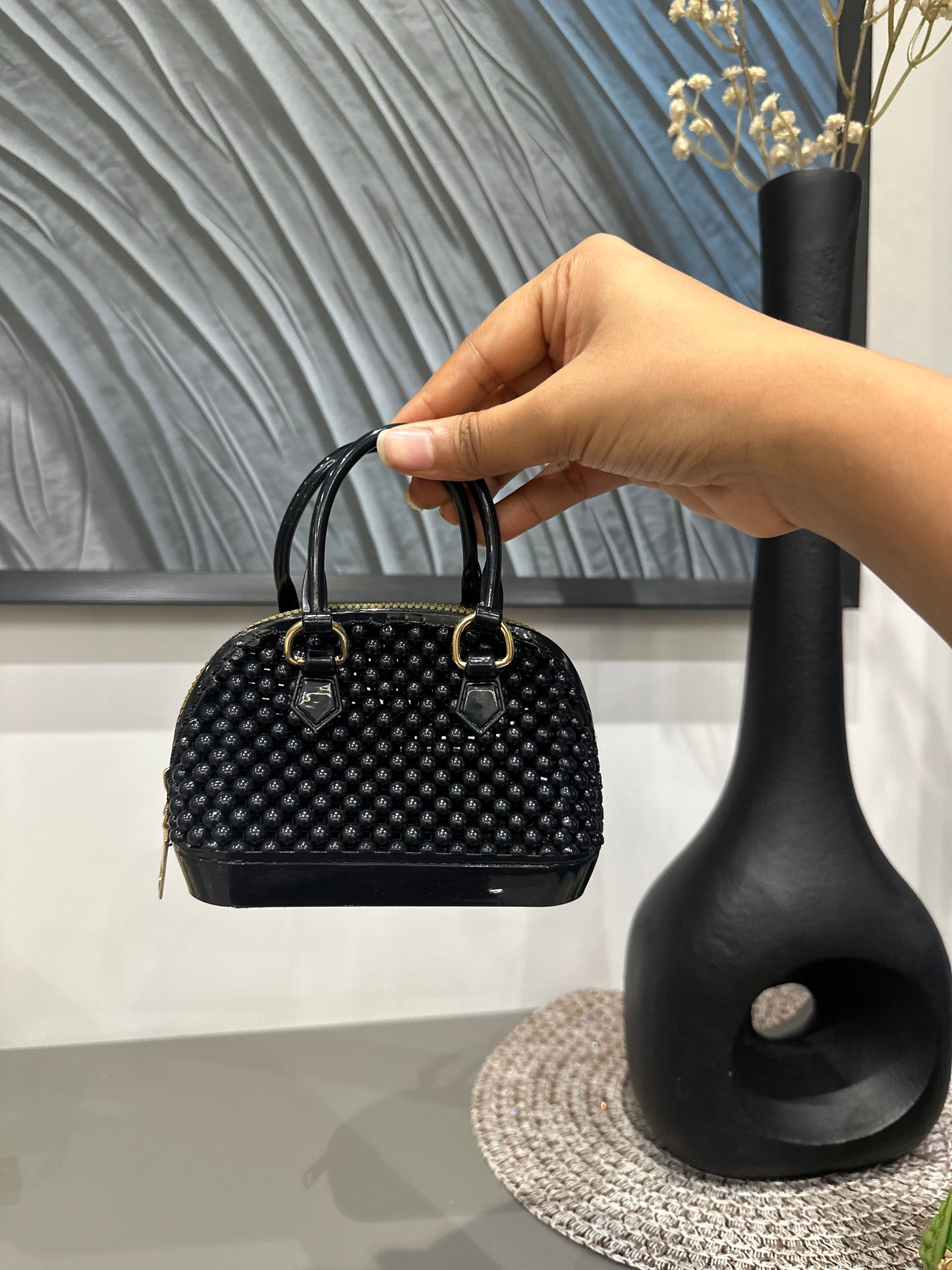 Beaded mini bag