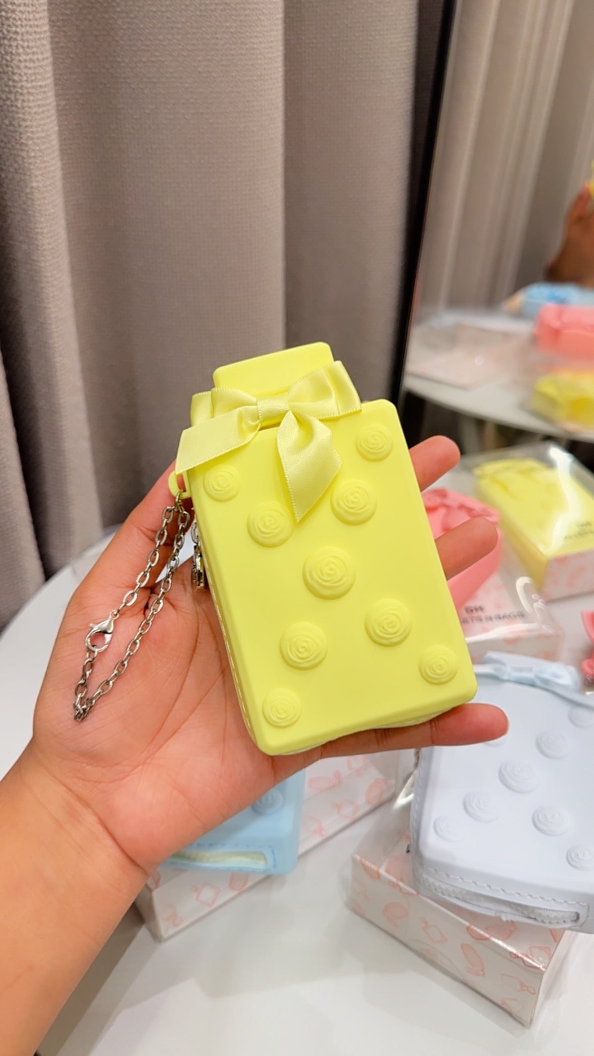 Perfume bottle coin pouches