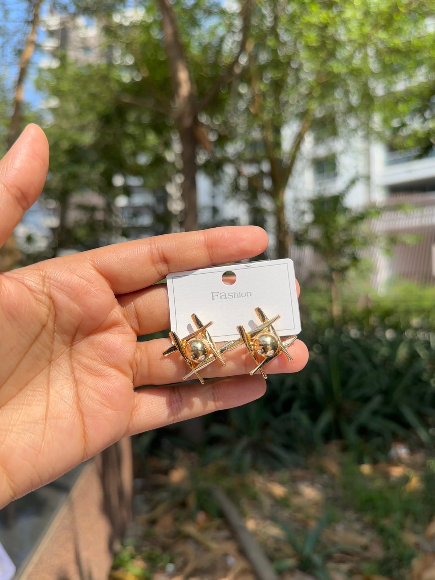 Statement earrings