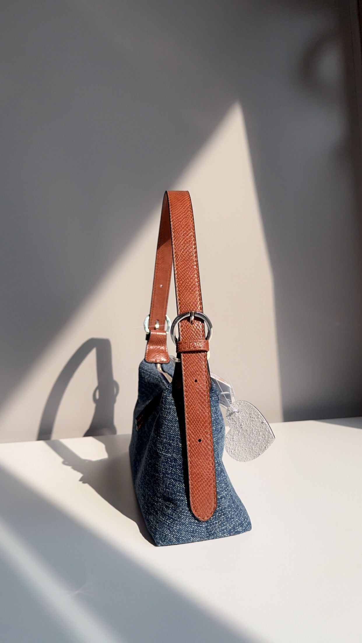 Denim baguette