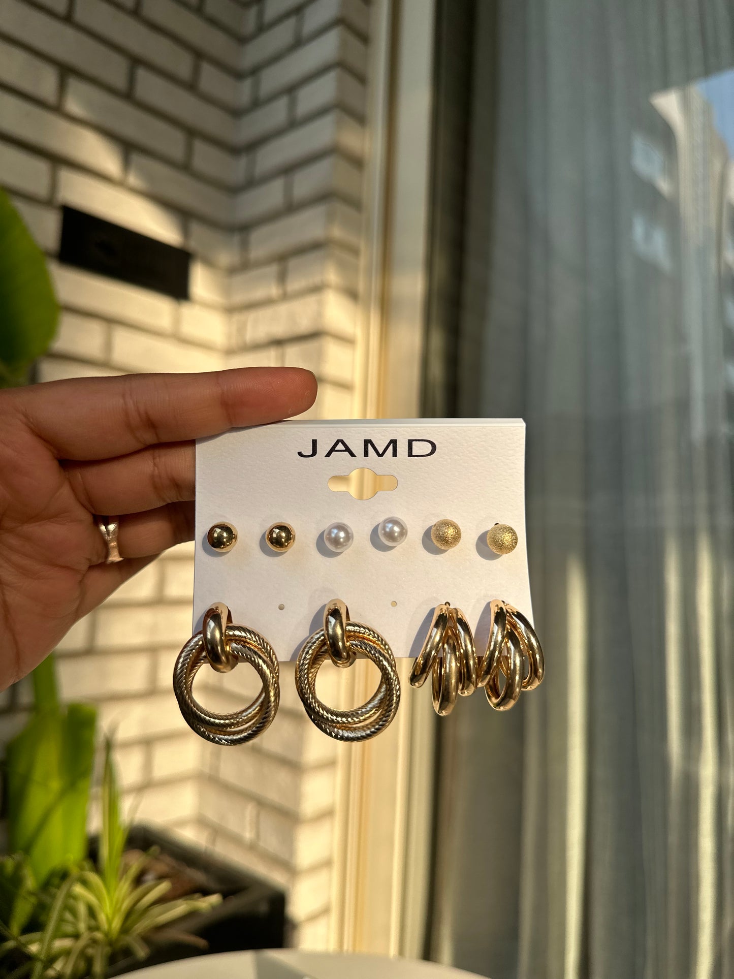 Combo set of 6 earrings