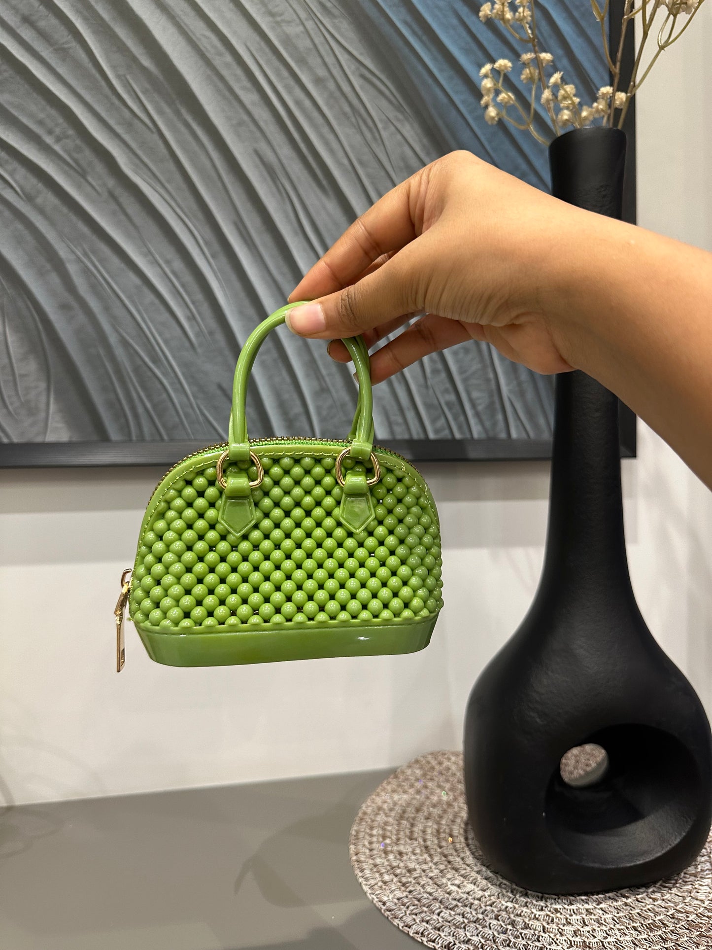 Beaded mini bag