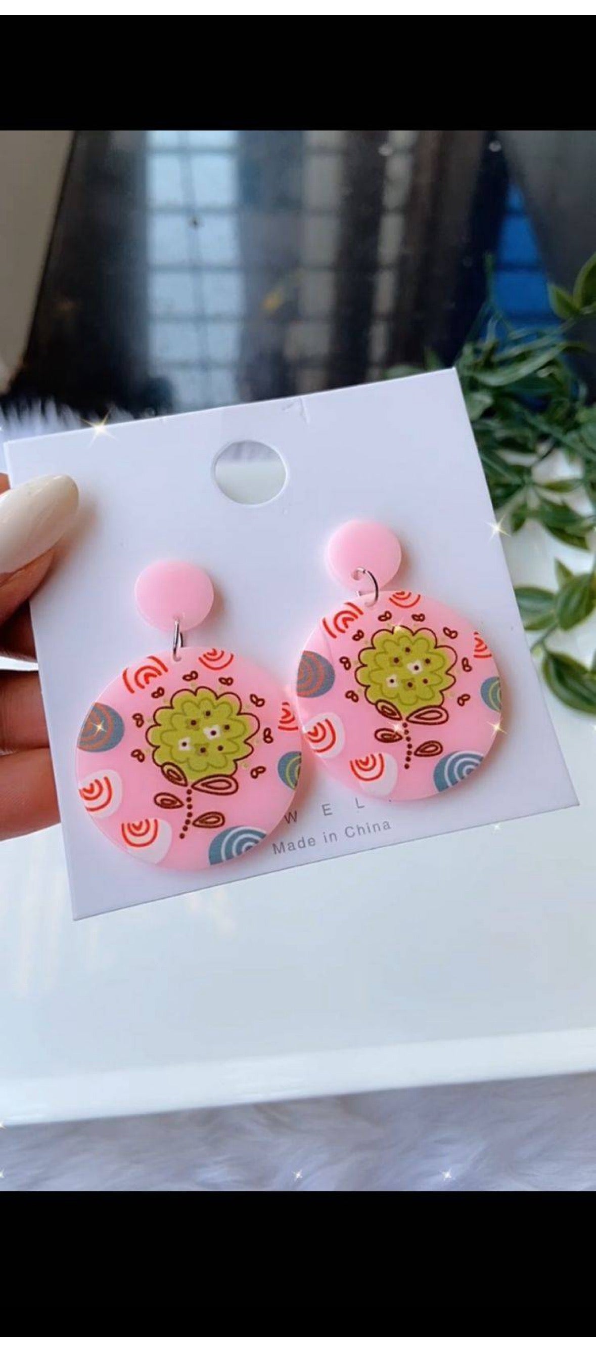 Funky earrings
