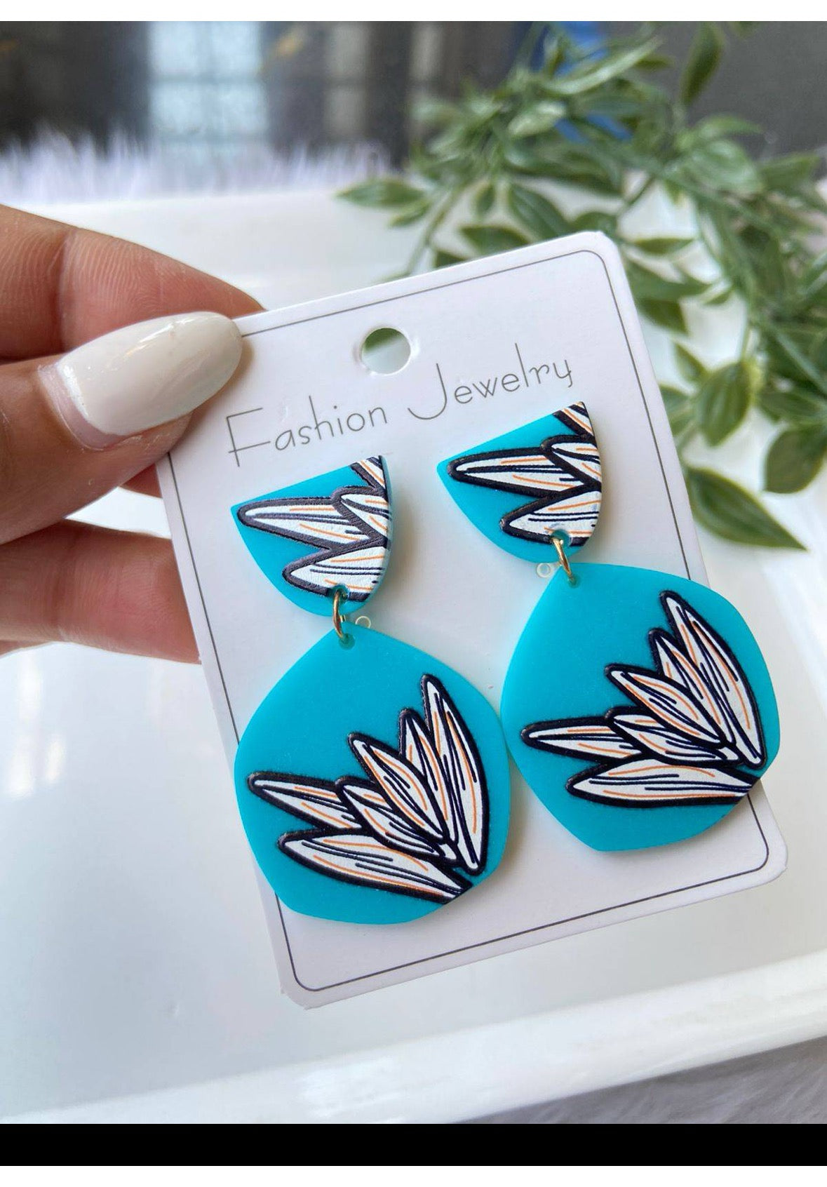 Funky earrings